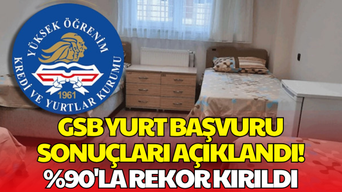 GSB Yurt Başvuru Sonuçları Açıklandı!
